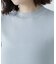 シアーショルダーペプラムニット