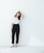 イレギュラーフロントタックブラウス