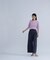 ツイルツータックワイドパンツ