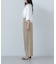 リネンライクセミワイドパンツ