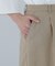 リネンライクセミワイドパンツ