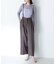 ナローストラップワイドパンツ