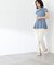 透かし編みヨークペプラムニット