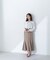Vネックリボンタイブラウス