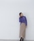 バイカラーアンサンブルニット　24AW