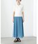 メッシュライクフレアスカート
