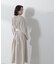 スリットネックフォルムシャツワンピース　24SS