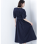 ゴールドボタンベルテッドワンピース