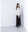 Vネックシャーリングペプラムブラウス