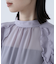 ラッフルスリーブチュニックブラウス