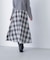 カラーヤーンチェックスカート