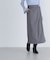 ベルテッドタックナロースカート