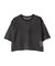 クロップドシアーニットTシャツ*