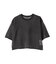 クロップドシアーニットTシャツ*