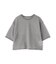 クロップドシアーニットTシャツ*