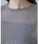 クロップドシアーニットTシャツ*
