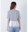 シフォンドッキングペプラムカットソー*