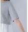 シフォンドッキングペプラムカットソー*
