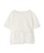 シフォンドッキングペプラムカットソー*