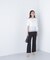 シフォンドッキングペプラムカットソー*