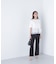 シフォンドッキングペプラムカットソー*