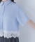 レースドッキングシャツ＊