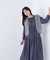 シャーリングシアーワンピース＊