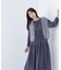 シャーリングシアーワンピース＊