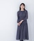 シャーリングシアーワンピース＊