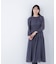 シャーリングシアーワンピース＊