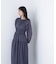 シャーリングシアーワンピース＊