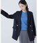 バイカラーラインミニケーブルニット＊