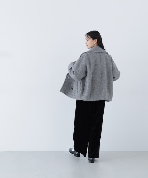 ウーリーフォルムハーフコート＊｜ナチュラルビューティーベーシックの