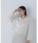 ヘアリーラメニットシリーズ Vネックニット＊