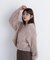 ヘアリーラメニットシリーズ Vネックニット＊