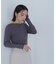 ニュアンスネックリブニット＊