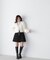フロントリボンショートカーディガン　24AW