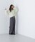 フロントリボンショートカーディガン　24AW