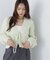 フロントリボンショートカーディガン　24AW