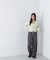 フロントリボンショートカーディガン　24AW