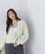 フロントリボンショートカーディガン　24AW