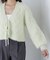 フロントリボンショートカーディガン　24AW