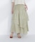 アシンメトリーティアードスカート＊