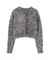 ラメニットショートカーディガン＊