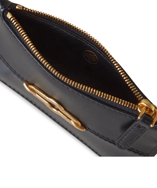 Mulberry ジップコインポーチ Mulberry | Mulberry Plaque Small Zip Coin Pouch | Black