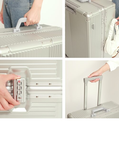 SARAHUEA ｽｰﾂｹｰｽ ｷｬﾘｰｹｰｽ 旅行ﾊﾞｯｸﾞ ﾄﾗﾝｸｹｰｽ 8輪静音ｷｬｽﾀｰ 頑丈 金属感