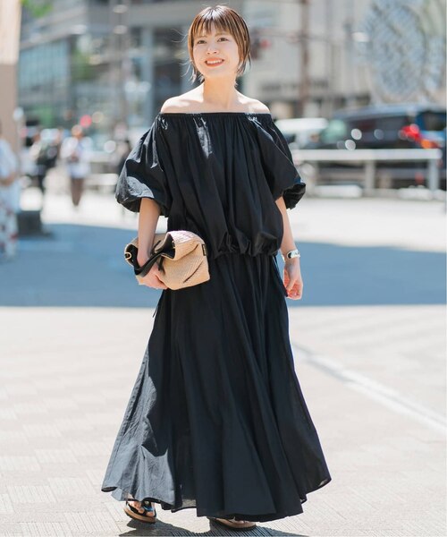 Spick and Span HYU オフショルブラウス 2025 ホワイト スピック＆スパン Spick & Span 《予約》HYU オフショルブラウス
