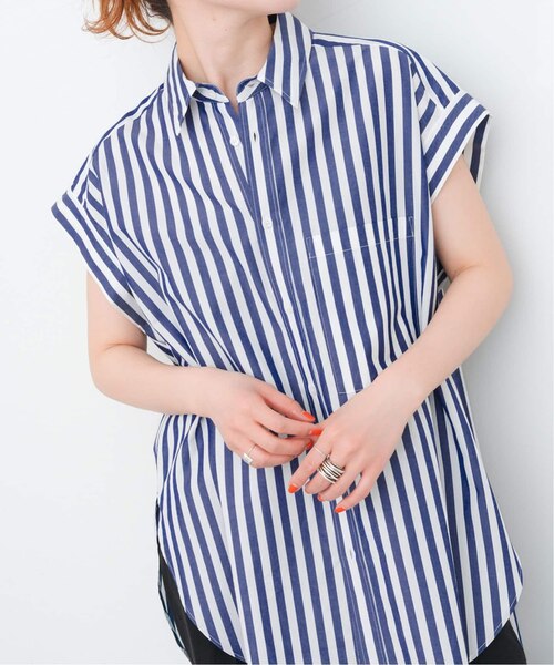 Spick and Span フレンチスリーブロングシャツ フレンチスリーブロングシャツ（シャツ／ブラウス）｜Spick and