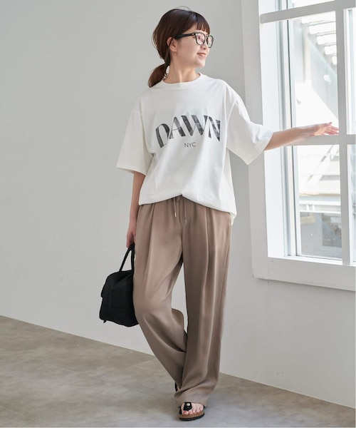 ♥新品タグ付き♥スピックアンドスパン　ロゴフォトビッグTEE 追加》ロゴフォトビッグTEE（Tシャツ／カットソー）｜Spick and