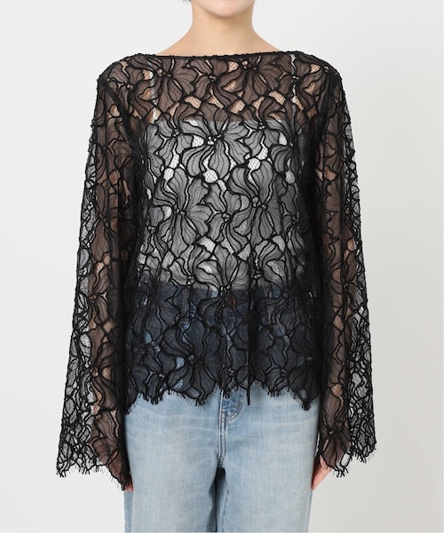 モールレースブラウス モールレースブラウス｜スピックアンドスパンの通販｜&mall（アンド